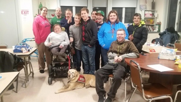 Speaker talks about service animals