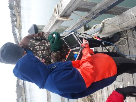 Using ROV to check Lobster Trap study