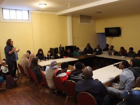 meeting after the mass shooting in our office