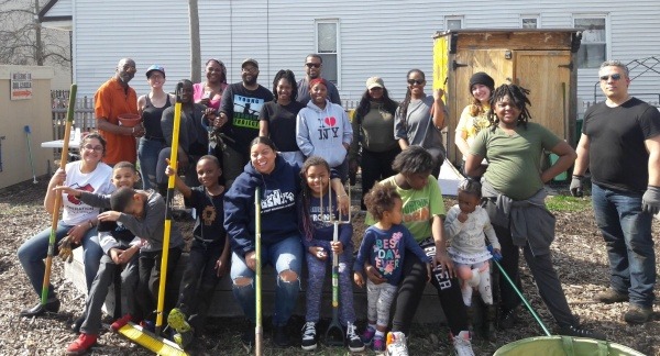 Garden Clean Up with State Representative Liz Miranda.