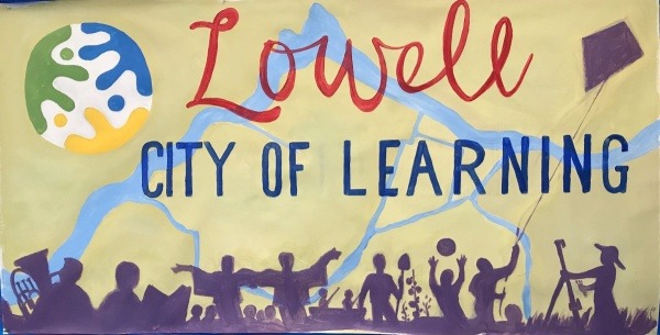 Lowell City of Learning banner.