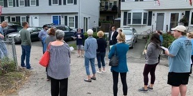 Barnard Place Park community meeting with neighbors, local leaders and City Officials  2019