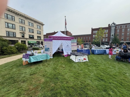 WOMB/NCMN Nursing Nook at Breastfeeding Week Walk in Concord