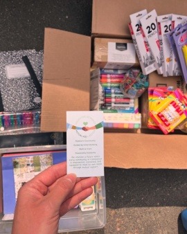 School supply donation drive August 2025