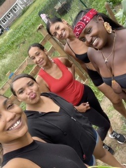 Northeastern Sister Tribes Visit and help during Mounding Moon Gathering