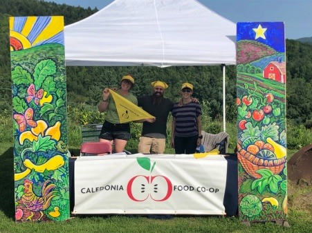 Caledonia Food Co-op Booth at Dog Mountain