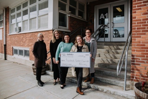 Donation from local Realtors Local Realtor Donated Funds to Our Group