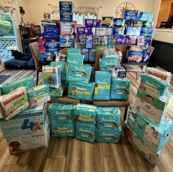 Diaper & Feminine Hygiene Drive Donations May 2025
