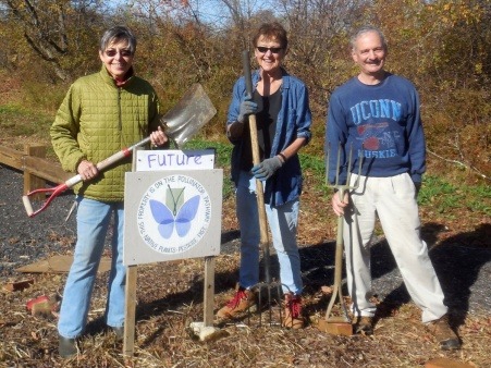 Michele Sinkez, Lois Carlson, Al Penda of Green Garden Gang