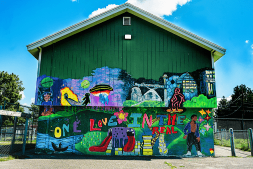 City Beautifications Project with integrate model 2025 Mural Internship with MYTURN, PSA, YS LLC, Opportunity Networks, PLUS Company, Waypoint