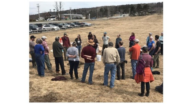 Nicko Rubin of East Hill Tree Farm taught a workshop at Randolph Community Orchard on Pruning, grafting and planting.