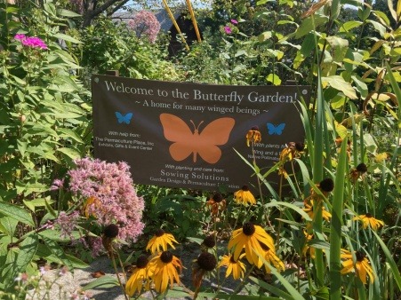The Butterfly Garden at the Falls Overlook for Salmon Falls