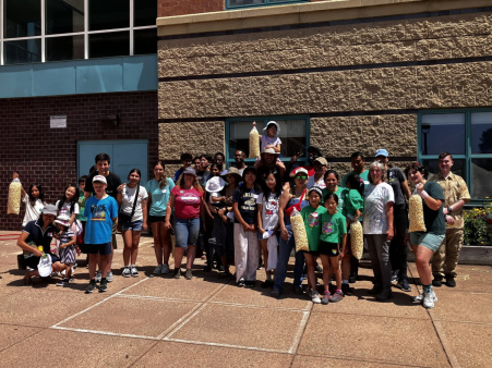 Youth Organized Malden event for Friends of the Malden River's iniative for Neat Streets Cleanup Post-Cleanup of Salem Street community "Neat Streets" cleanup