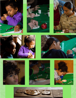 participant of getting creative with clay workshop 