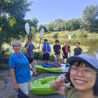 Greater Malden Asian American Community Coalition Youth Leaders on the Malden River GMAAC on the Malden River