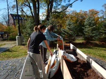 BANRC - Raised garden bed installed for elderly