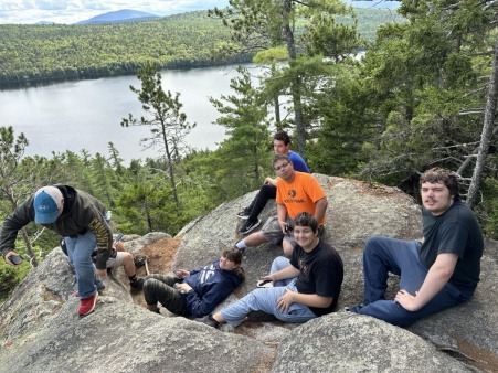 Beginners hiking trip exploring Maine's natural wonders.  
