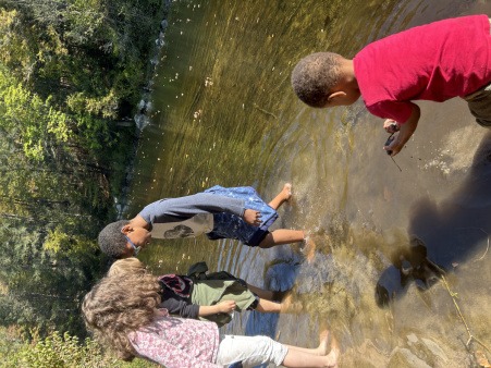 River stomping at Fall camp 