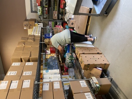 Food pantry team member