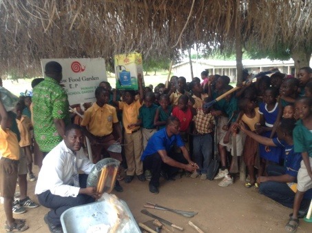 Donation of garden tools to Schools to promote schools for educational purpose