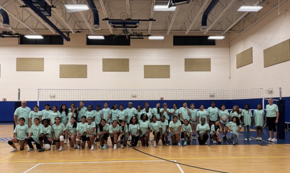 Starlings Inspire middle school volleyball clinic