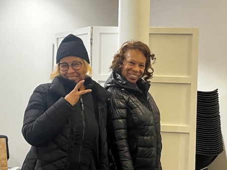 Our volunteers support our Christmas gift giving.