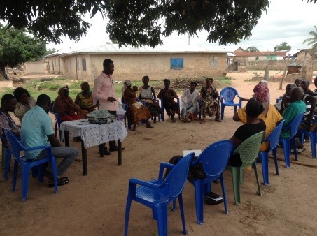 Building the capacity of a Farmer based organization in the Volta region