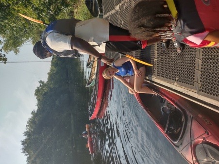 learning how to Kayak