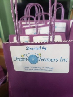 Dream weavers tote with values