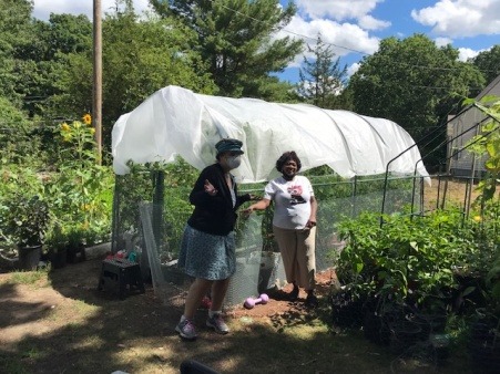 Magdala and Ellen Talk Gardening...