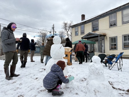 A "sugar on snow" celebration in Snowsville A "sugar on snow" celebration in Snowsville