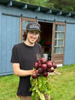 Student Intern and Beets