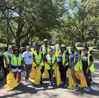 Adopt-A-Highway Litter Pick Up Delta Omicron Zeta Chapter of Zeta Phi Beta Sorority, Incorporated Adopt-A-Highway