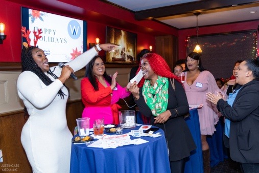 Jingle and Mingle Event where we highlight black owned business 