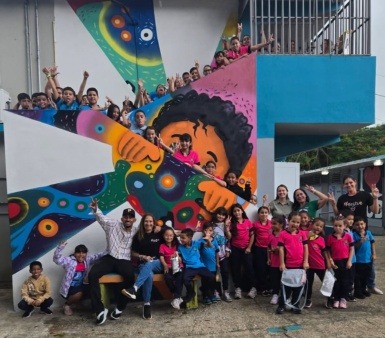 Mural we helped support in Puerto Rico 