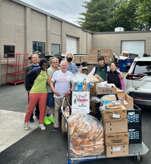 Bread of Life Food Pantry donation