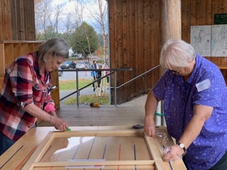 Working together on Window Build Day