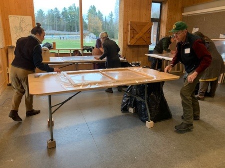 Working together during Window Build Day