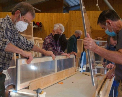 Window Insert construction, Craftsbury, Vt.