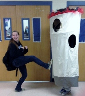 Our annual anti-smoking guerilla theatre project