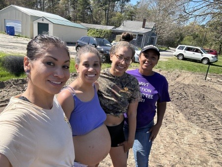 Wampanoag Women at Corn Sister Planting Moon Gathering