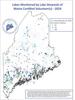 Lake Stewards of Maine Monitored Lakes
