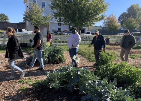 Members of Lower Valley Community Land Trust at Dwight Street Garden in Holyoke, 2025 Photo of Lower Valley Community Land Trust Members at Dwight Street Garden in Holyoke, fall 2025