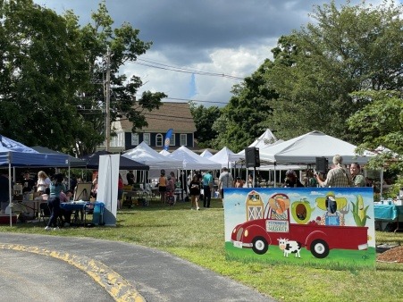 View of our market at our old location.