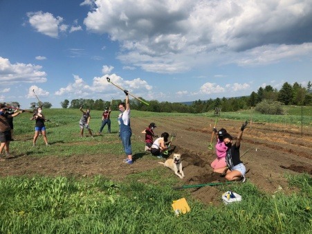 NorthStar Collective Kicks off the planting season in their "Harriet Garden" at the Center for Grassroots Organizing