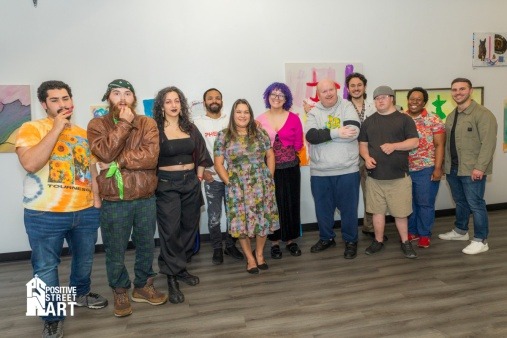PSA partners with Opportunity Networks to bring fully immersive residency programs with artist participants from the adult developmental disability organization, ensuring access to the gallery and teaching participants the business and revenue access through the creative economy. 