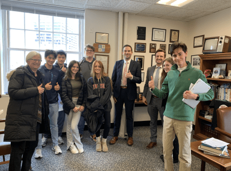Our Climate Youth Lobbying Their State Representatives For Stronger Climate Policy During Our 2023 Lobby Week 