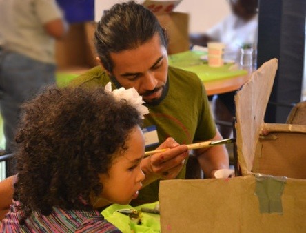 The Power of our Stories: “Making Puppets with Paper Maché” with teaching artist Dey Hernández