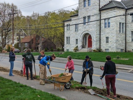 Earthday 23 Pollinator Pathway Pilot project