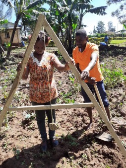 using an A frame in permaculture